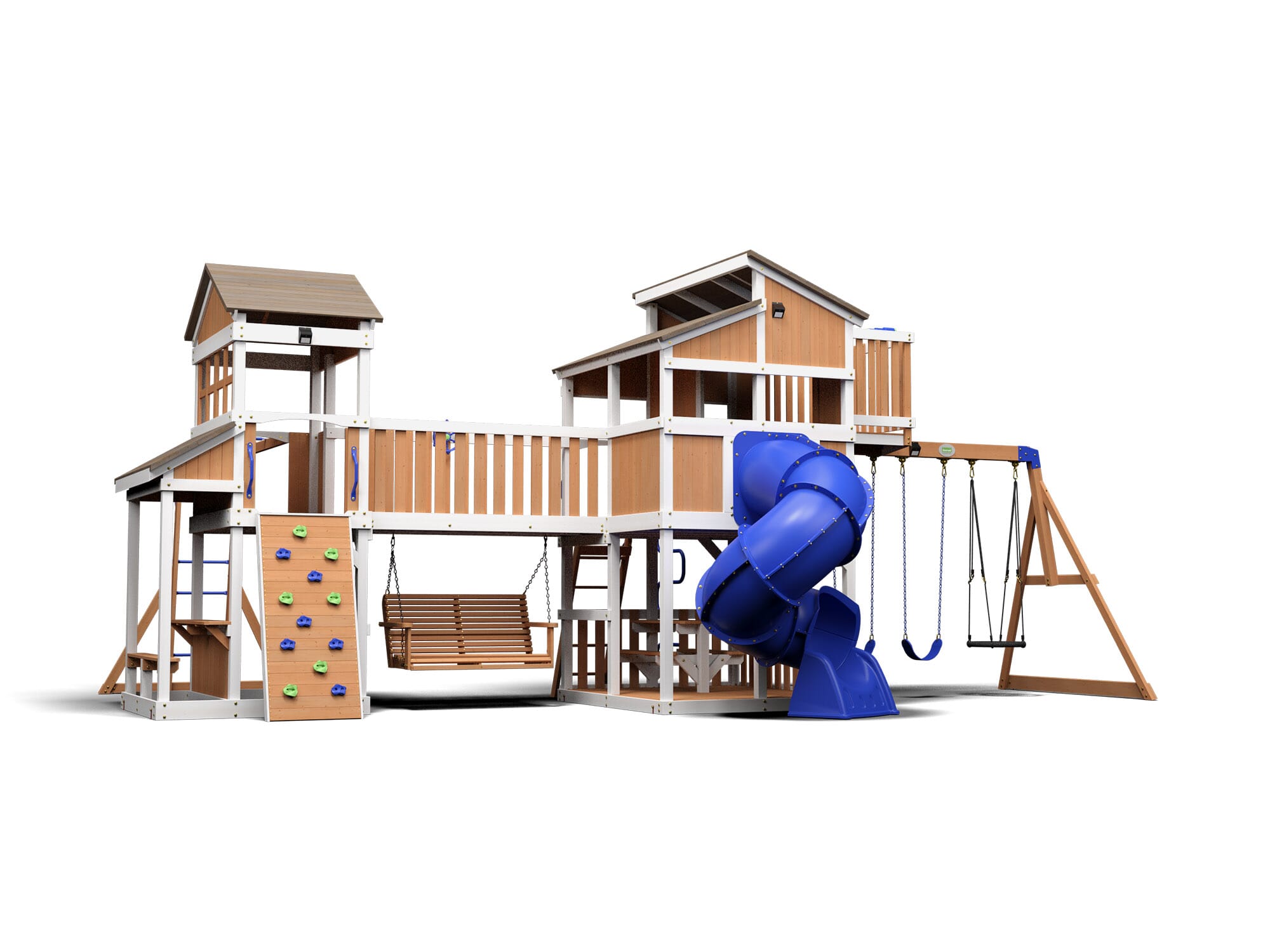 summerlin retreat wooden swing set