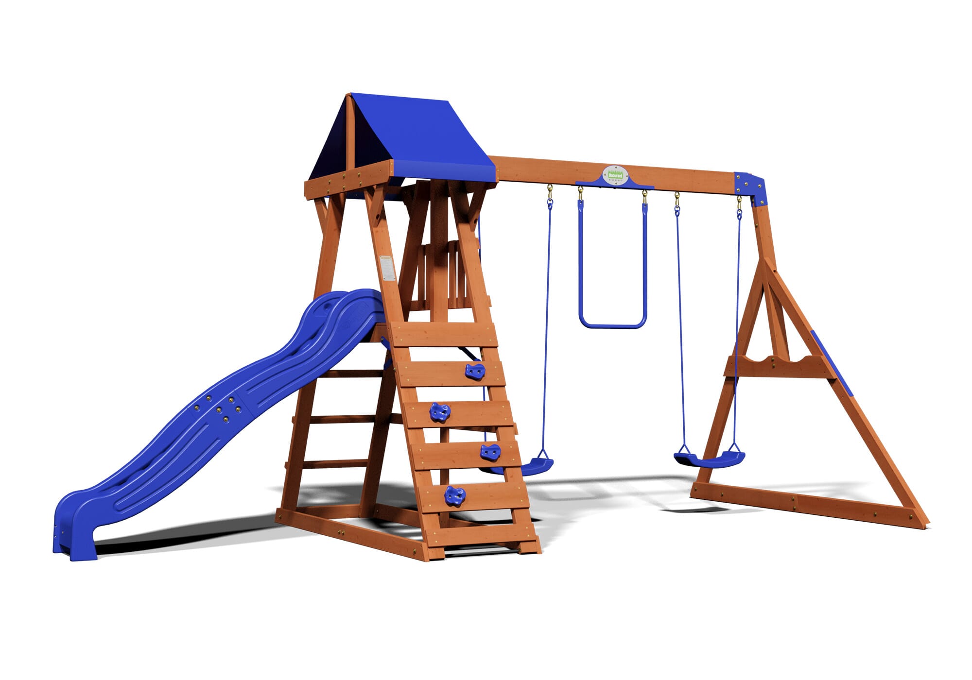 saddlebrook cedar swing set